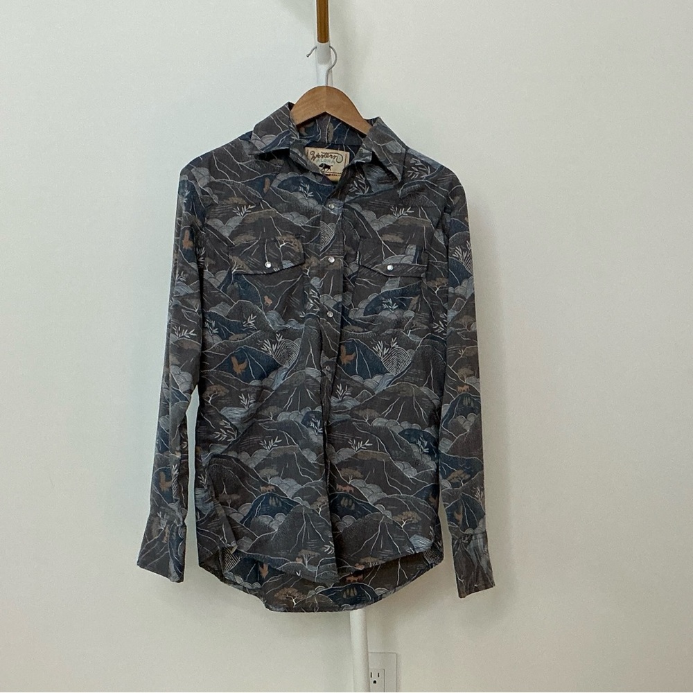 Western Aloha cowboy shirt Paniolo